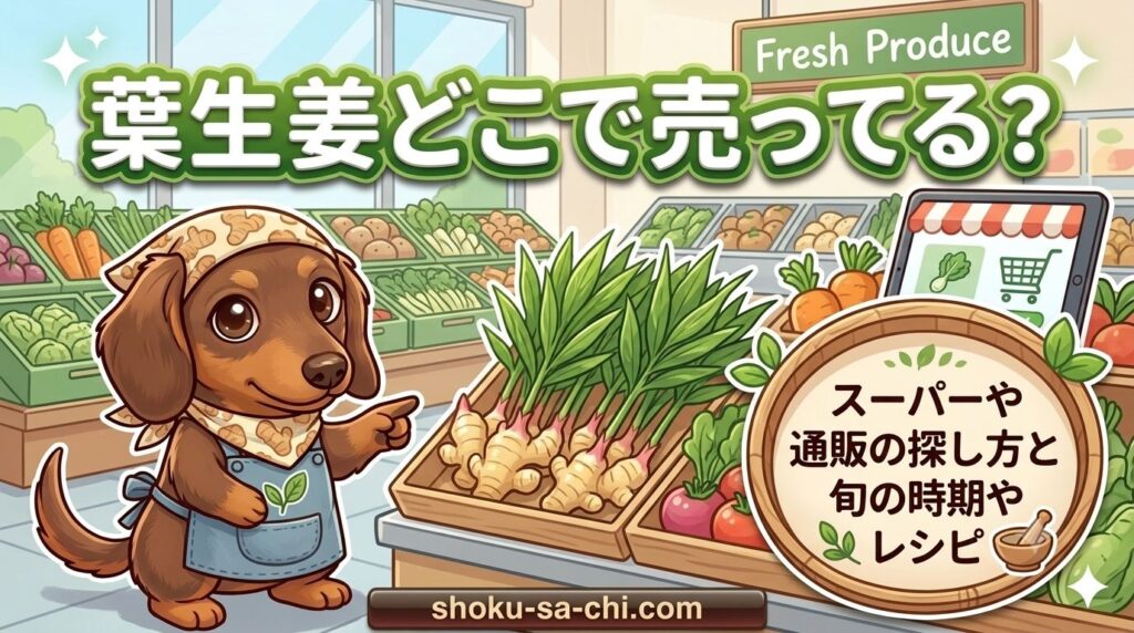 葉生姜 どこで売ってる