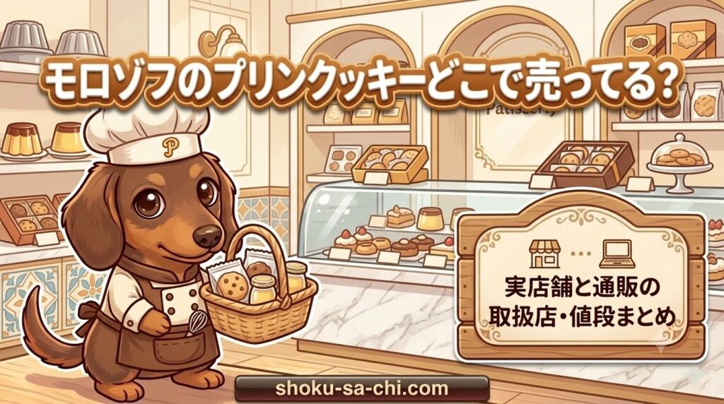 モロゾフ プリンクッキー どこで売ってる