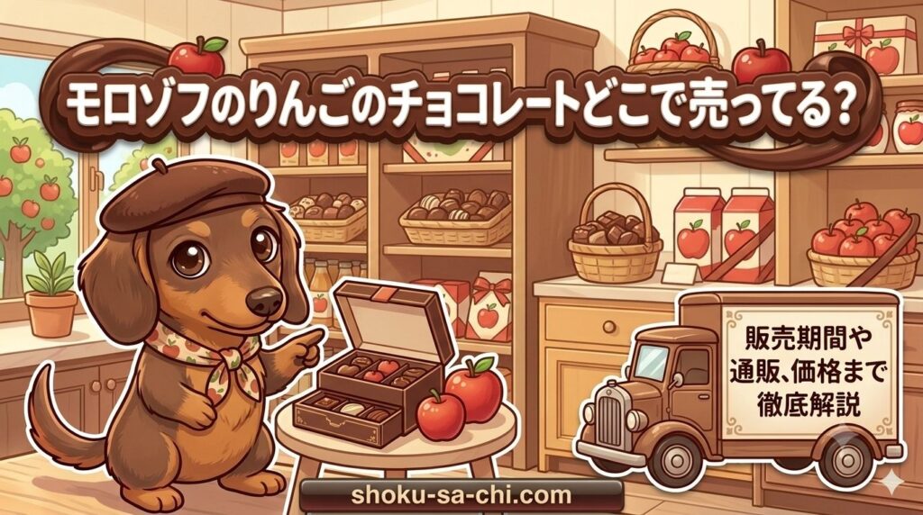 モロゾフ りんごのチョコレート どこで売ってる